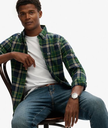 Long Sleeve Cotton Lumberjack Shirt Image 2