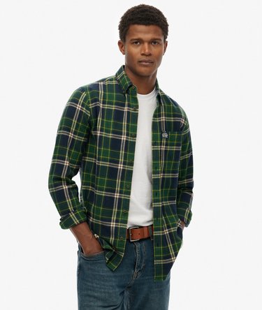 Long Sleeve Cotton Lumberjack Shirt Image 1