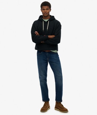 Athletic Embossed Oversized Hoodie Image 3
