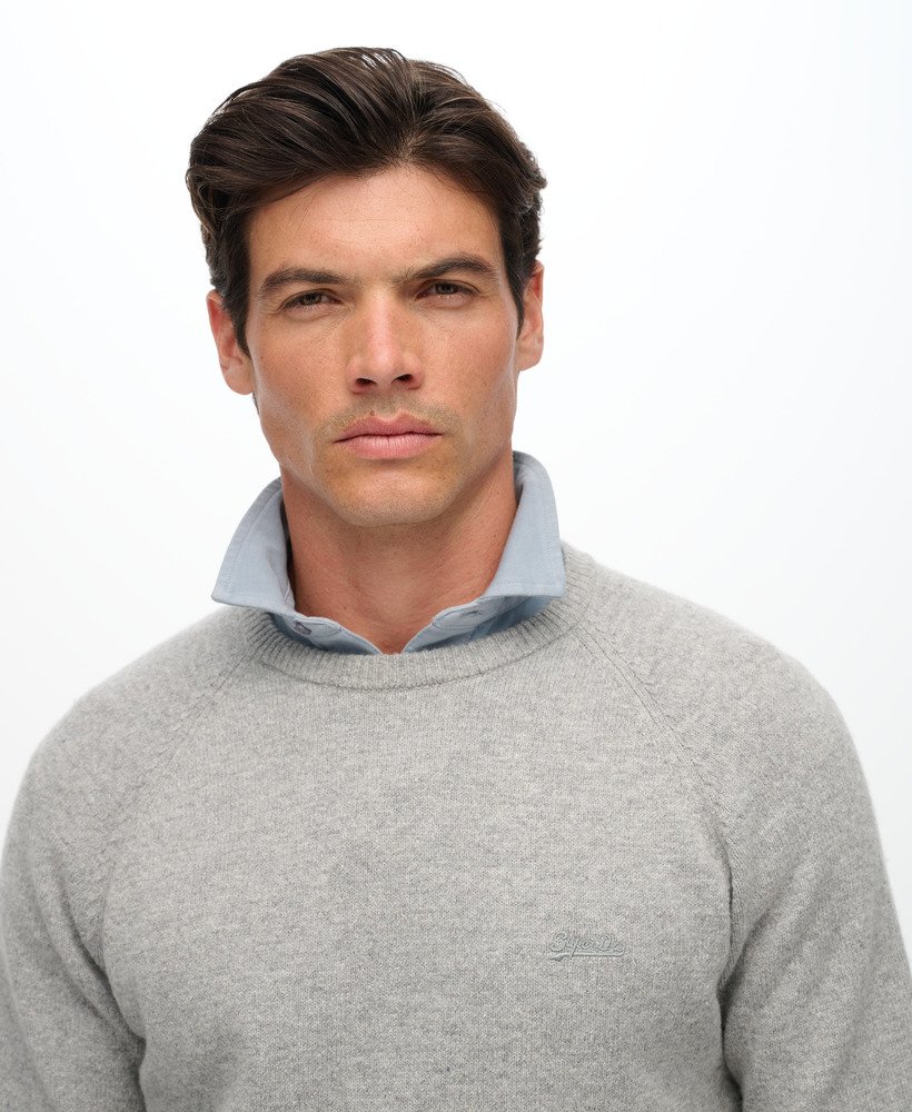 Wool Blend Black and White Jumper