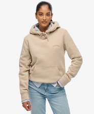 Felpa con cappuccio con logo ricamato Essential