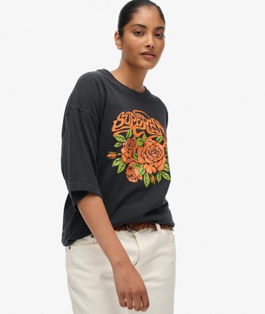 Biker Rock Oversized T-Shirt Image 2