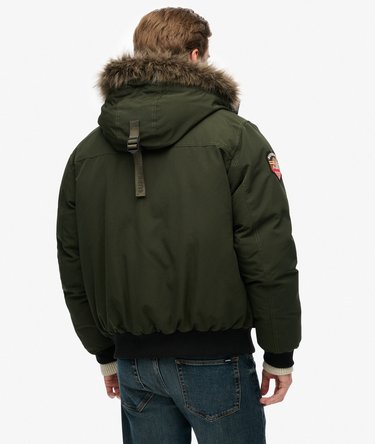 Everest Faux Fur Bomber Jacket Image 5