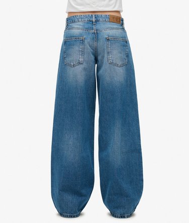 Cult Mid Rise Baggy Jeans Image 3