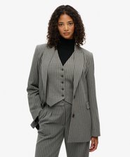 Pinstripe Boyfriend Blazer
