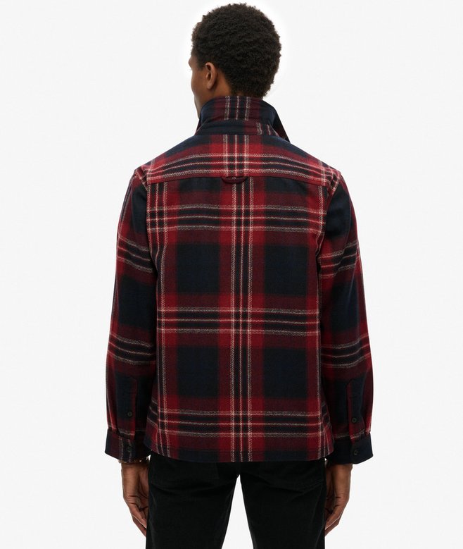 Chemise Aztech Mountain Sopris - Alpaga Et Laine - Taille L - À Carreaux Bleu Sarcelle - Style Gorpcore/montagne