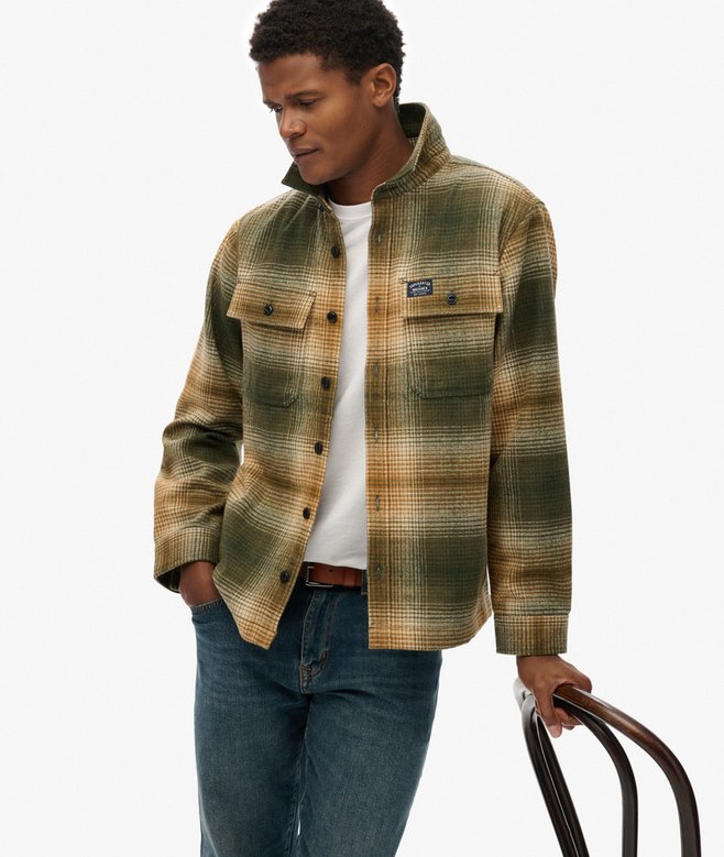 Wool Blend Miller Overshirt