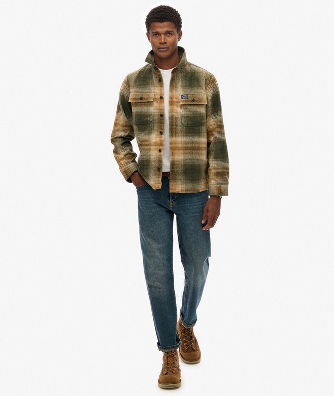Wool Blend Miller Overshirt