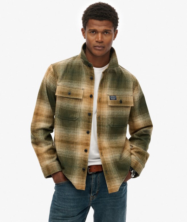 Wool Blend Miller Overshirt