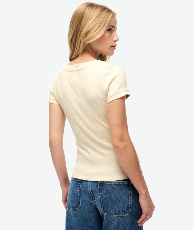 Essential Button Down Short Sleeve Top