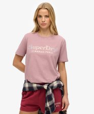 Venue metallic T-shirt met relaxte pasvorm