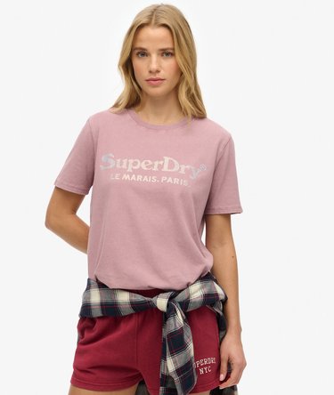 Camiseta de corte relajado con acabado metalizado Venue Image 1
