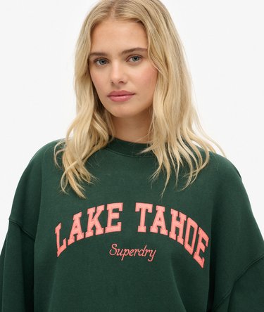 Outdoor Location Loose Crew Sweatshirt Image 3