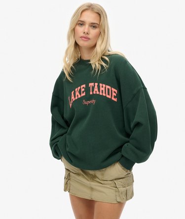Outdoor Location Loose Crew Sweatshirt Image 5
