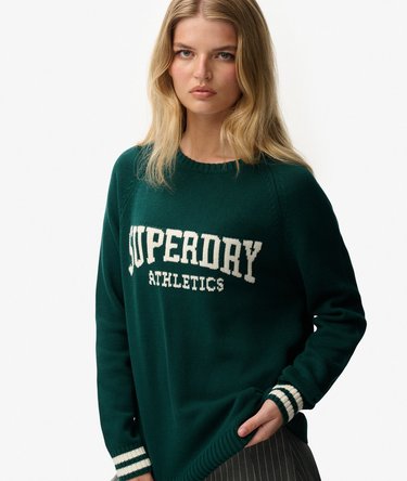 Pull en maille à motif intarsia décontracté Image 2