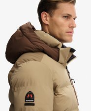 Ski Sports Steppjacke im Farbblock-Design