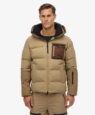 Ski Sports Steppjacke im Farbblock-Design