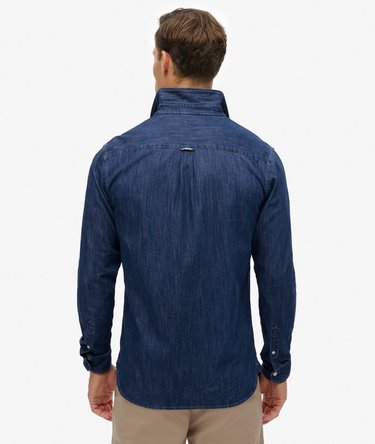 Langärmeliges Essential Jeanshemd Image 5