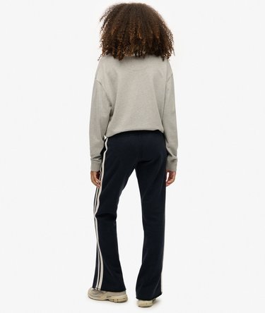 Athletic Stripe Flare Joggers Image 6