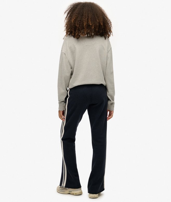 Athletic Stripe Flare Joggers