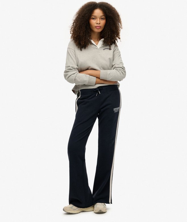 Athletic Stripe Flare Joggers