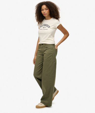 Mid Rise Baggy Chino Image 5