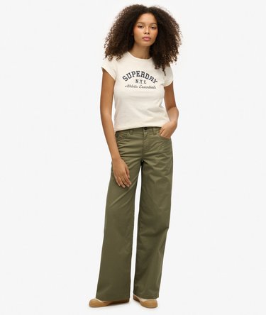 Mid Rise Baggy Chino Image 1