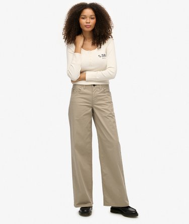 Mid Rise Baggy Chino Image 1
