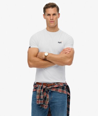 Essential Contrast Embroidered T-Shirt Image 1