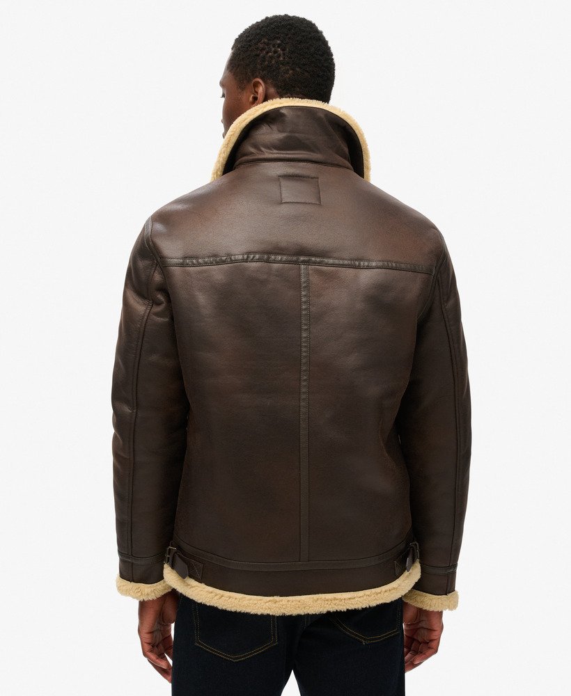 ジャケット・アウター Faux Shearling Aviator Jacket Faux Shearling Aviator Jacket Brown | Dynamite