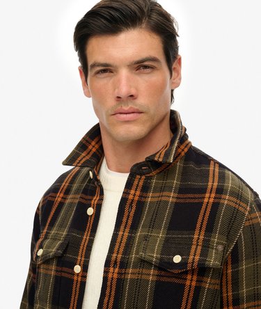 The Merchant Store - Heavy Checked Shirt Image 4