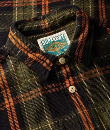 The Merchant Store - Heavy Checked Shirt Image 6