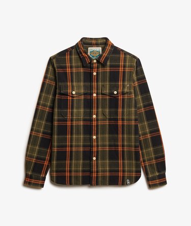 The Merchant Store - Heavy Checked Shirt Image 7