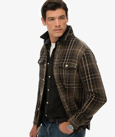 The Merchant Store - Heavy Checked Shirt Image 2