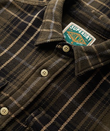 The Merchant Store - Heavy Checked Shirt Image 6