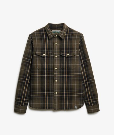 The Merchant Store - Heavy Checked Shirt Image 7