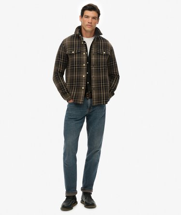 The Merchant Store - Heavy Checked Shirt Image 3