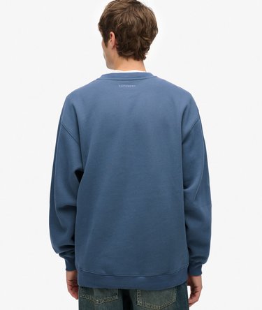 Übergroßes Blank Sweatshirt mit Rundhalsausschnitt Image 5