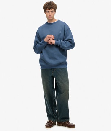 Übergroßes Blank Sweatshirt mit Rundhalsausschnitt Image 3