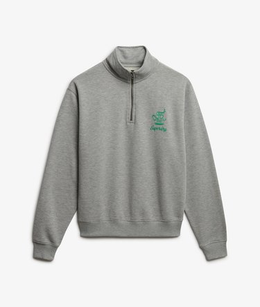 Country Club Crest Half Zip Sweatshirt Image 6