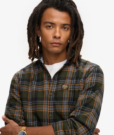 Long Sleeve Cotton Lumberjack Shirt Image 3