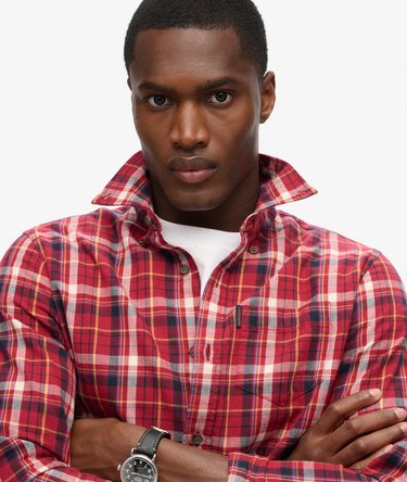 Organic Cotton Vintage Check Shirt Image 3
