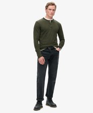 Long Sleeved Jersey Grandad Top