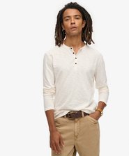 Long Sleeved Jersey Grandad Top