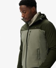 Hooded Softshell Colourblock Jacket