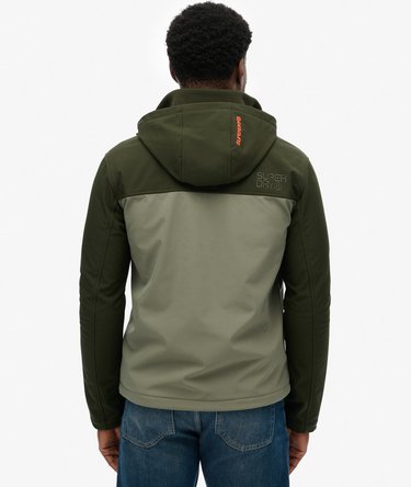 Hooded Softshell Colourblock Jacket Image 5