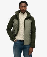 Hooded Softshell Colourblock Jacket