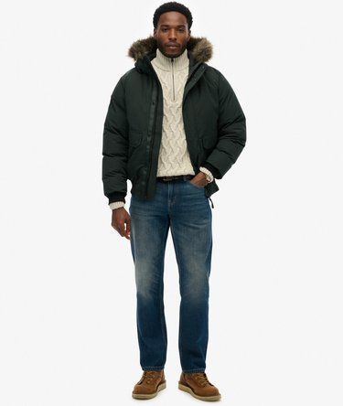 Everest Faux Fur Bomberjack Image 3