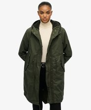 Military Parka mit Borg-Futter