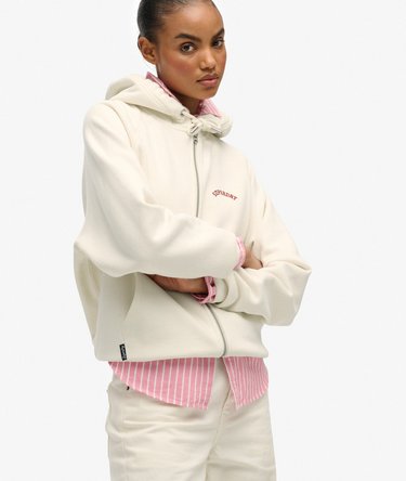 Essential Logo Raglan Zip-Hoodie Image 2